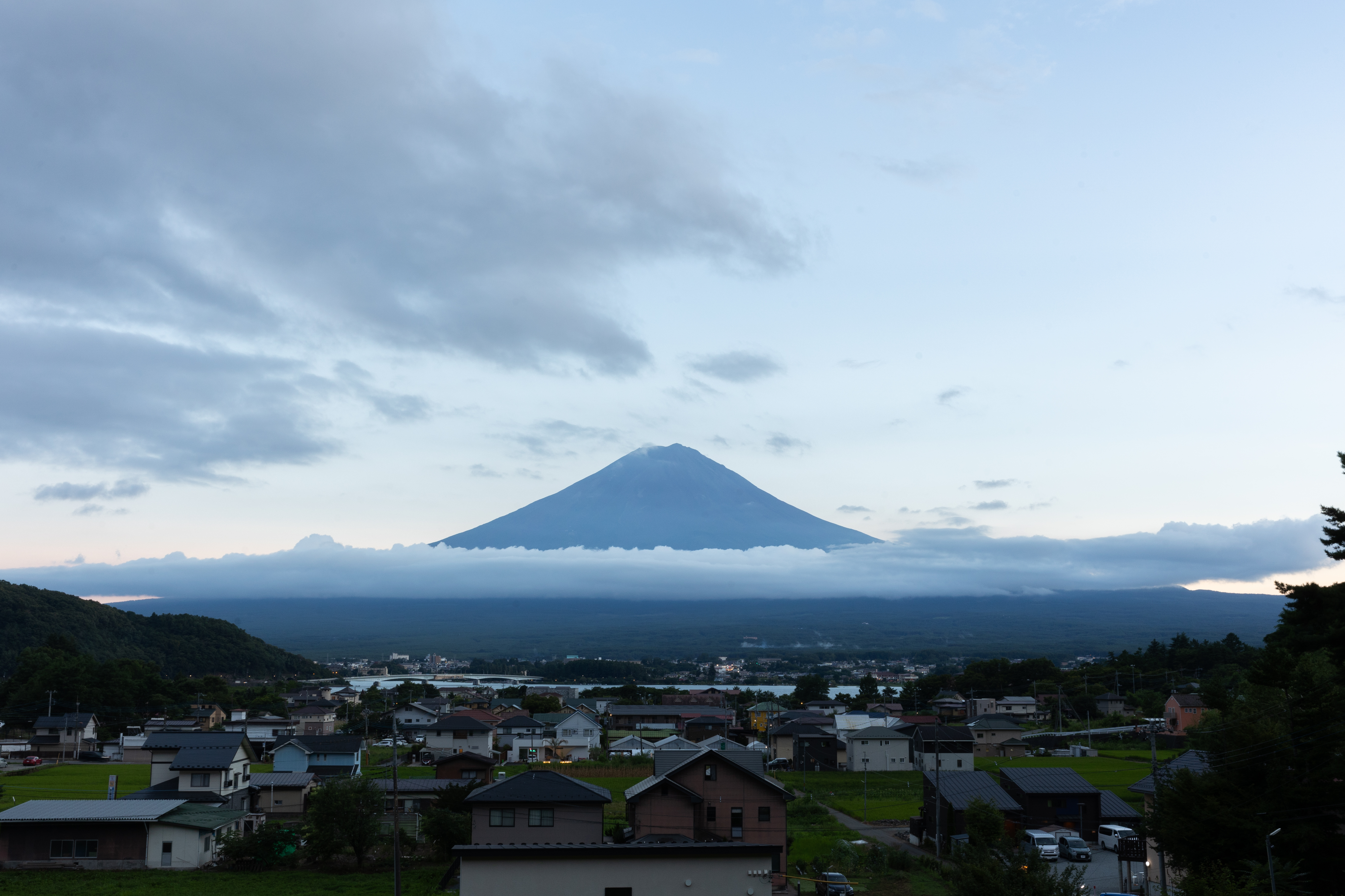 カントリーコテージから見える富士