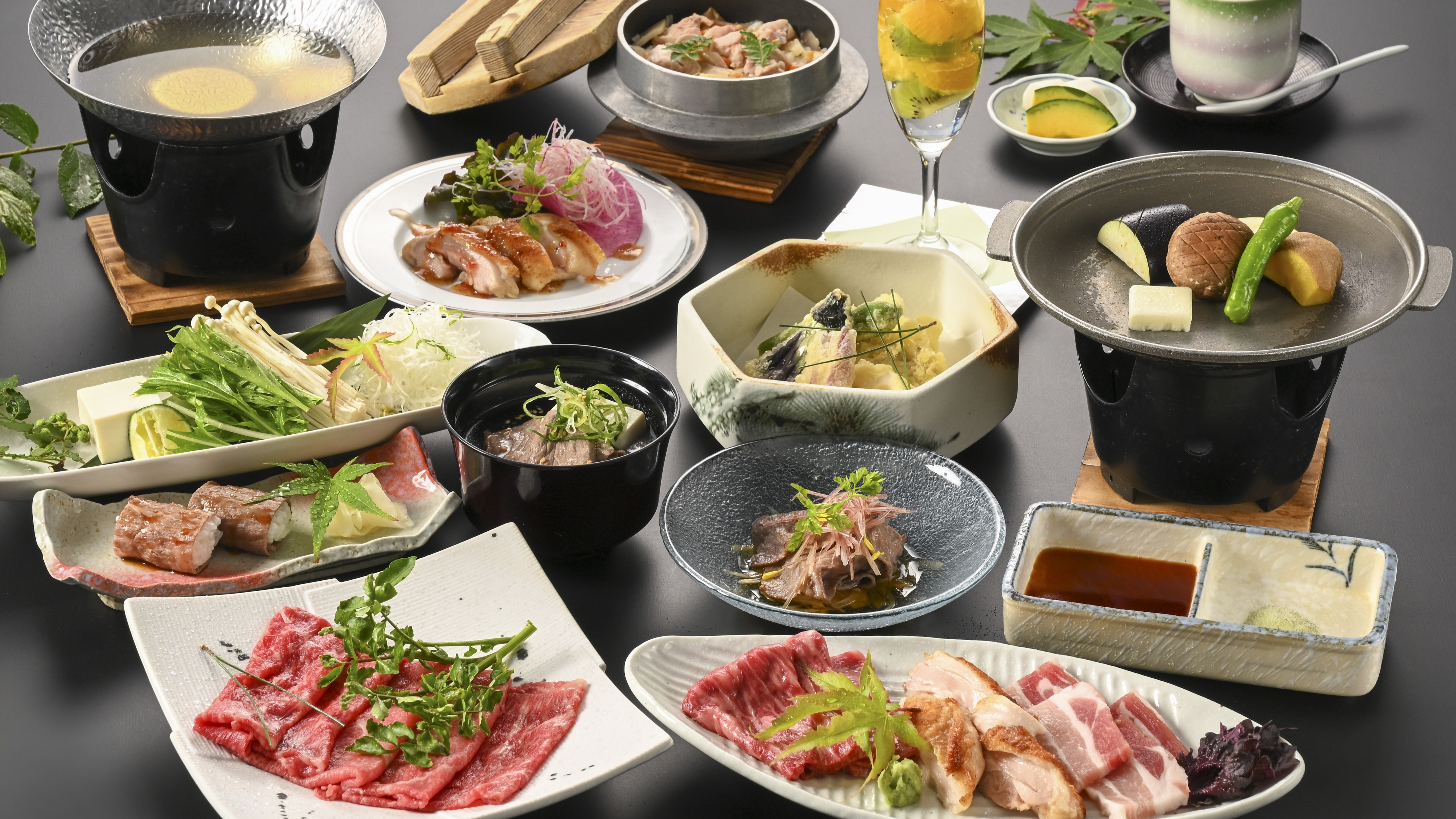 新料理長就任記念 【饗宴・肉三昧会席】