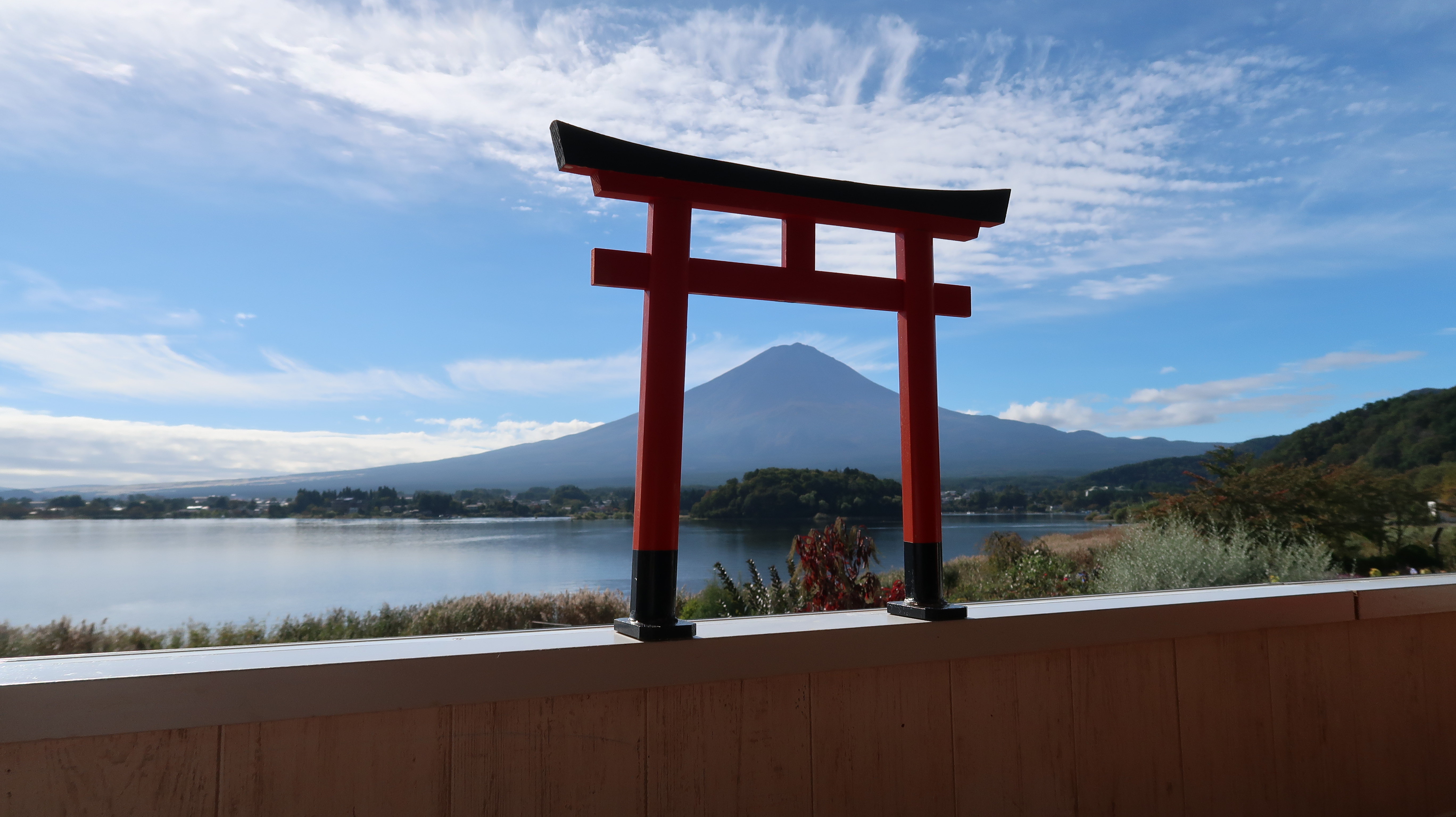 大石公園から見える秋の富士山