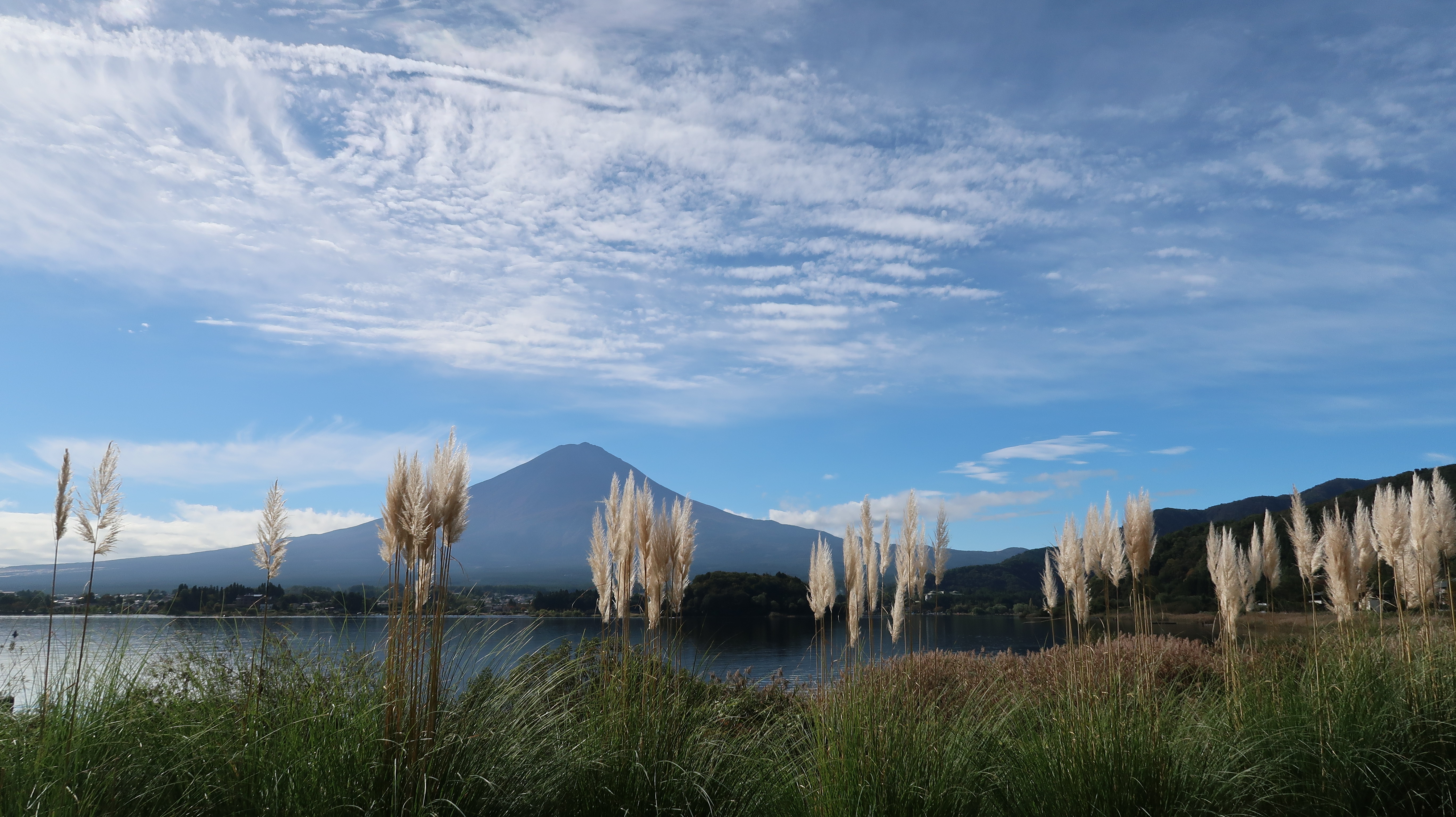 大石公園から見える秋の富士山