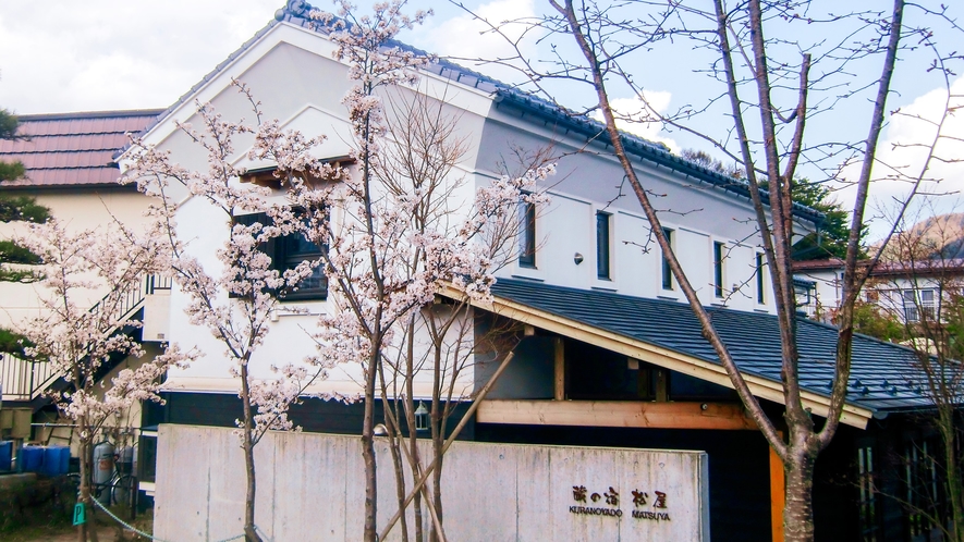蔵の宿松屋の桜