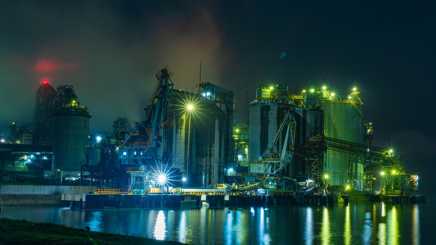 *【工場夜景】非日常的な工場夜景が楽しめる苅田港まで徒歩8分！
