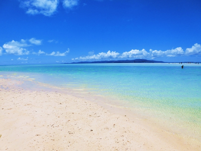 竹富島自慢のコンドイビーチ、がっつり泳いで下さい！