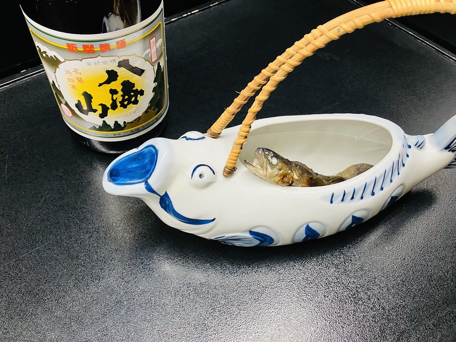 【岩魚の骨酒】付き一泊二食バイキングプラン！