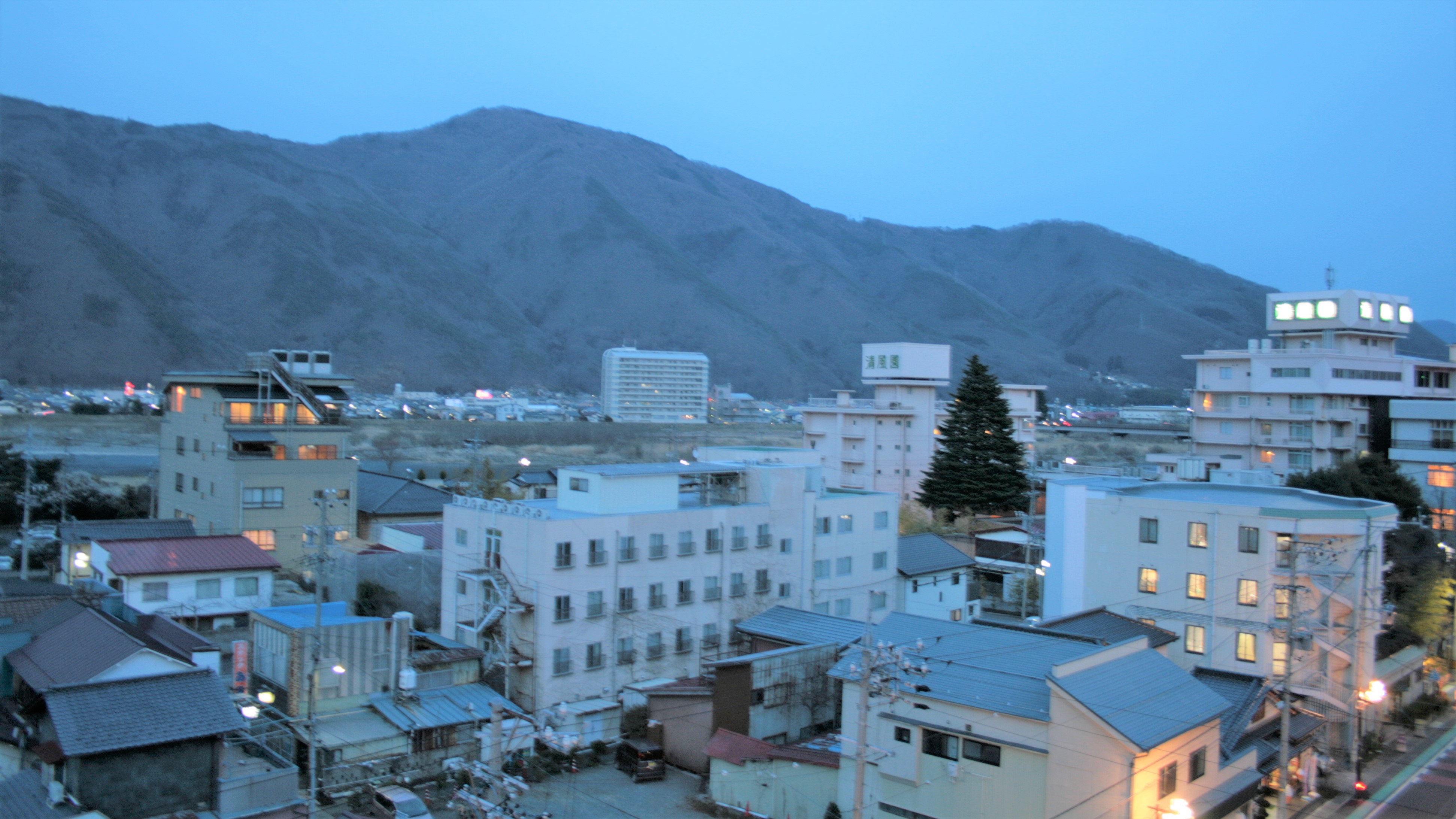 展望露天風呂からの景色