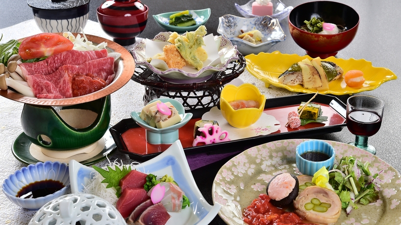 【個室食】【圓山荘スタンダード】季節の会席料理「華やぎ」〜春夏秋冬の美味しさ存分に〜