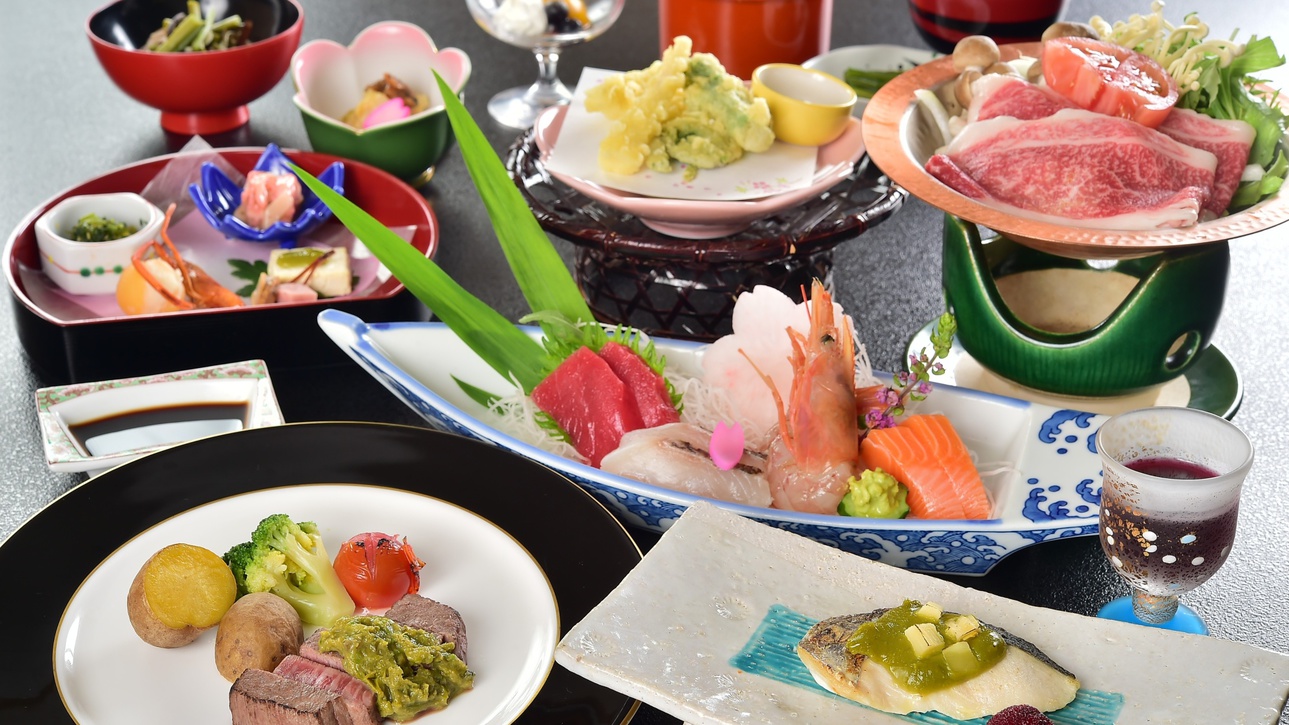 ご夕食「優雅」の一例 ※イメージ