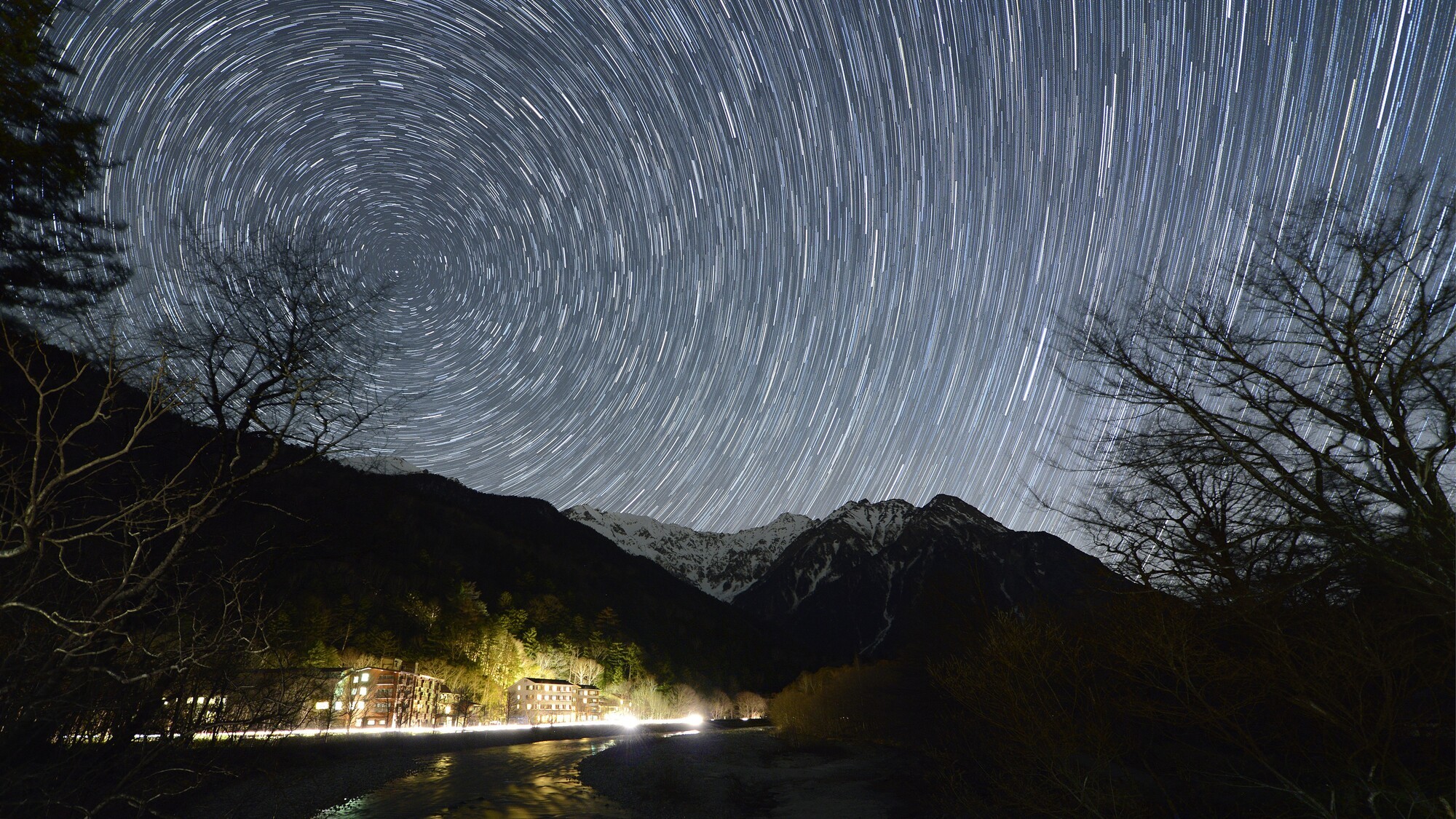 上高地の星空