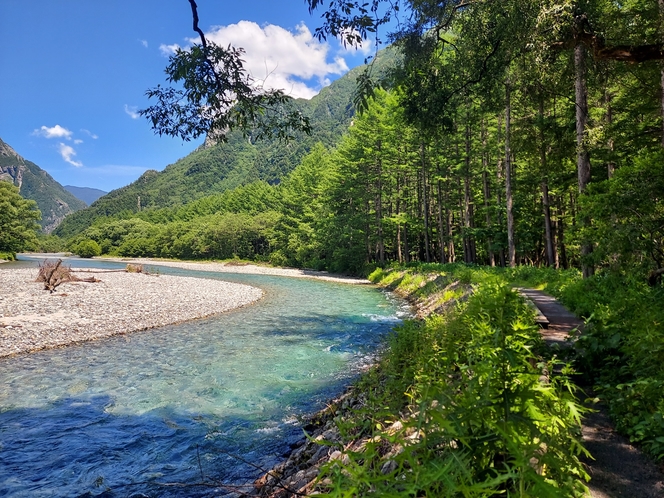 梓川　初夏