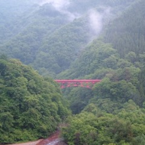 ◆松川渓谷　濃い緑が美しい
