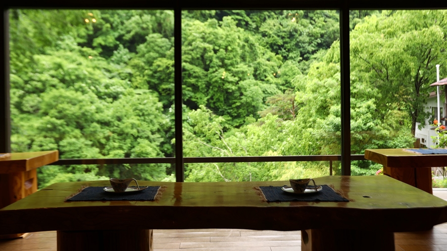 夏のラウンジ。日常を忘れてゆっくりと。