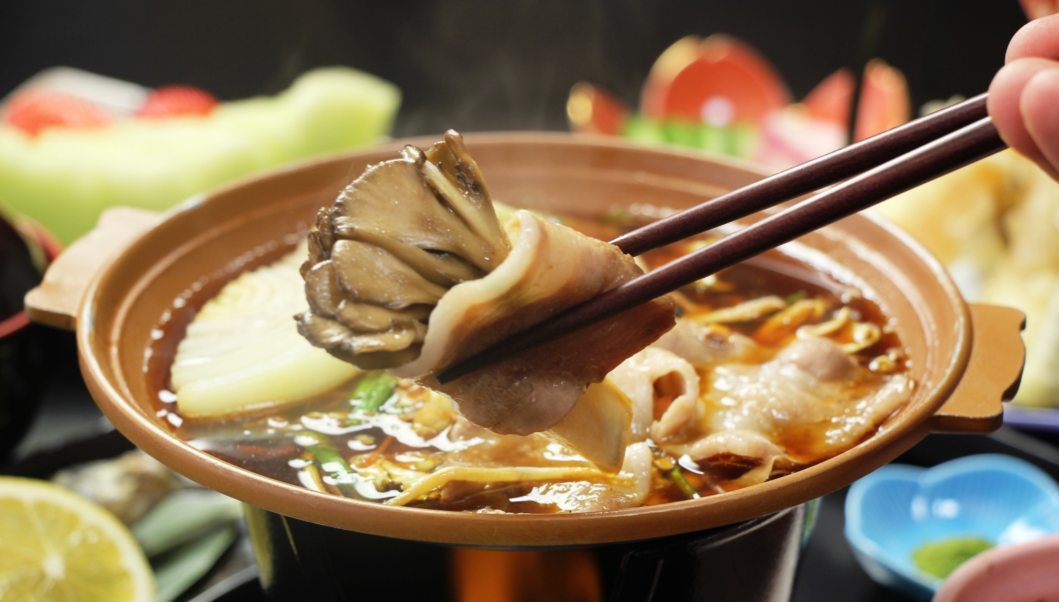 【スタンダード】奥利根もち豚の陶板焼き＆片品産 まいたけを使った！手作り料理が並ぶ♪まごころ プラン