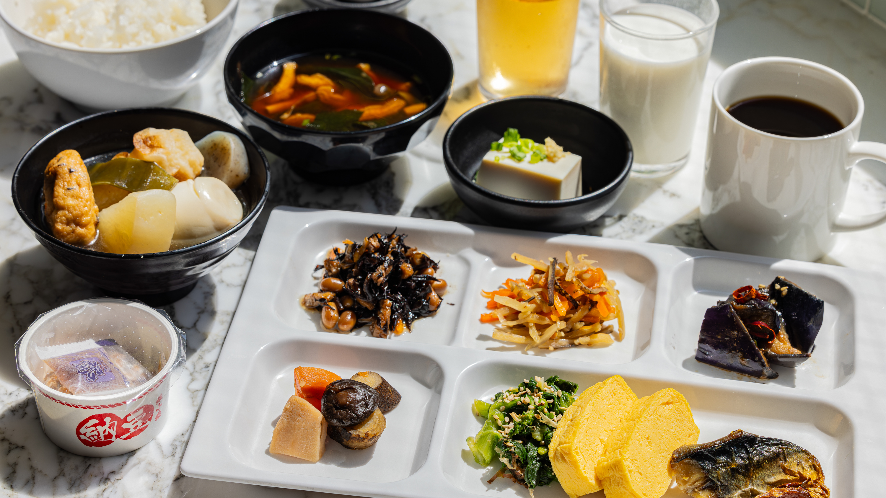 和食プレート（例）｜無料朝食バイキング