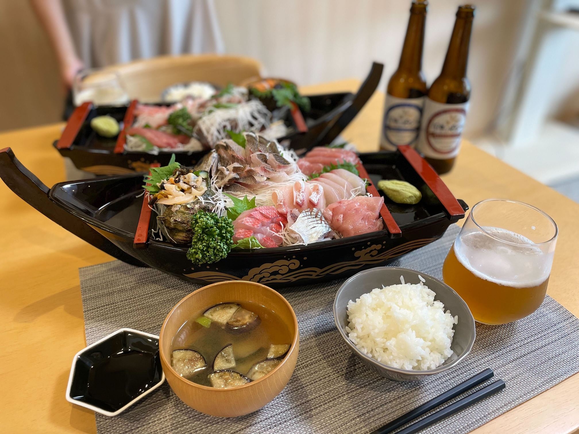 【地物を楽しもう！】伊東の贅沢海鮮と半露天風呂付の贅沢プラン（1泊2食付）