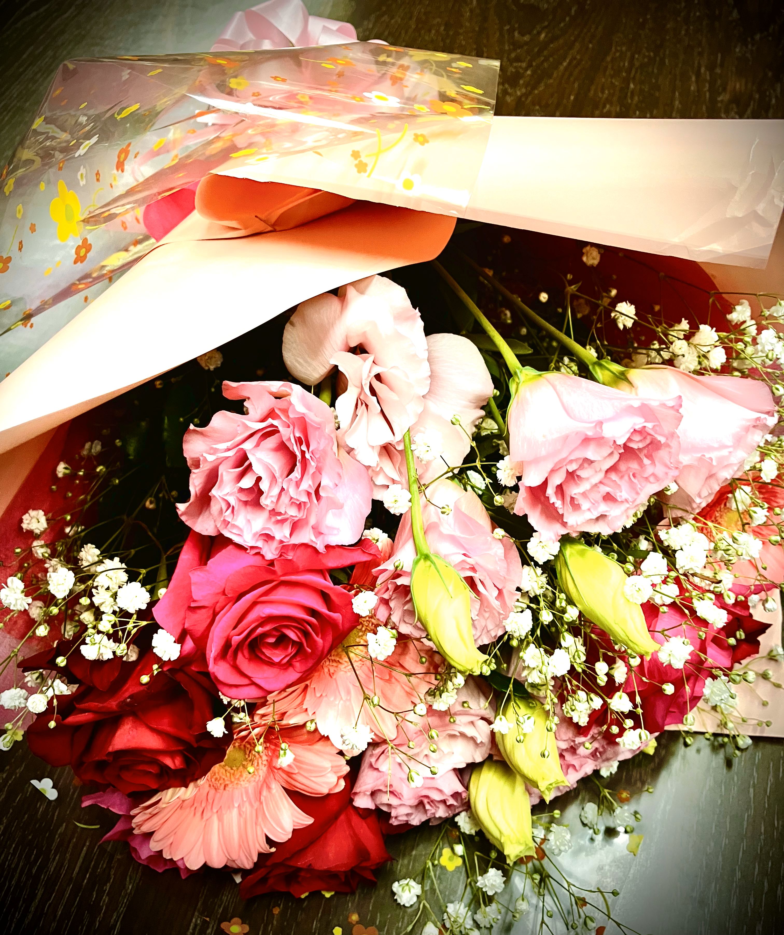 花束　サプライズ