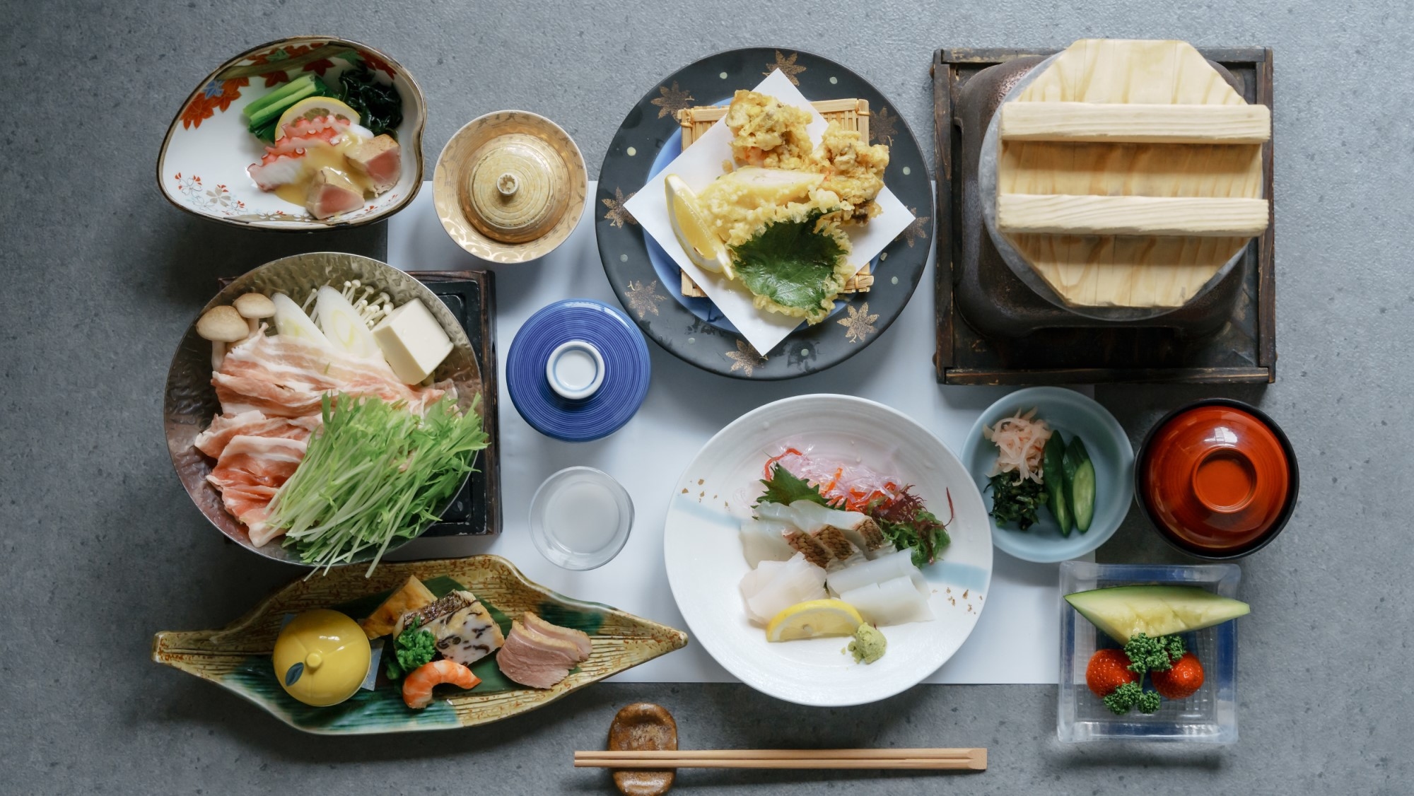 【二食付・夕部屋食】島根の旬食材が詰まった料理長お勧めの季節の会席