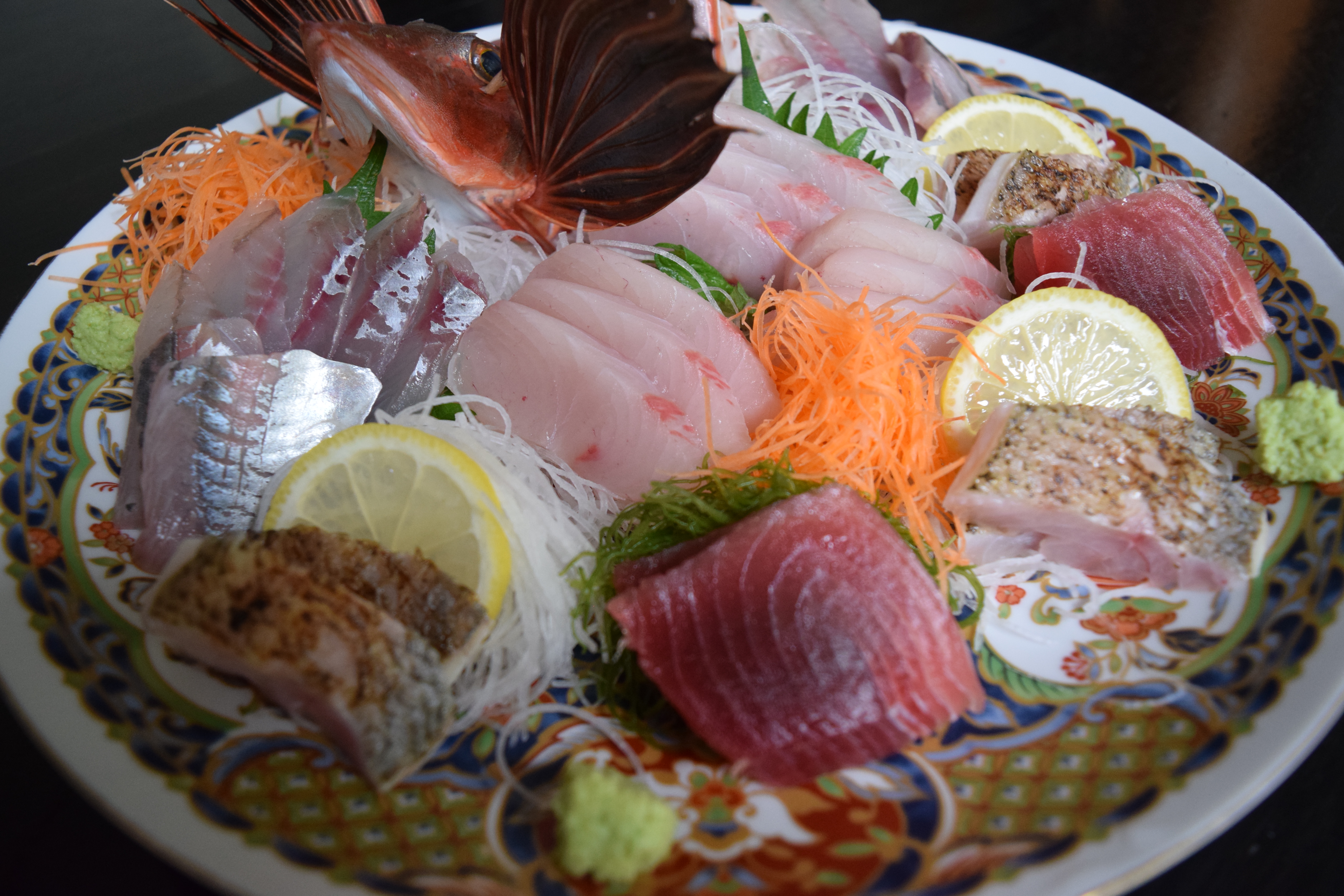 お刺身増量の一例