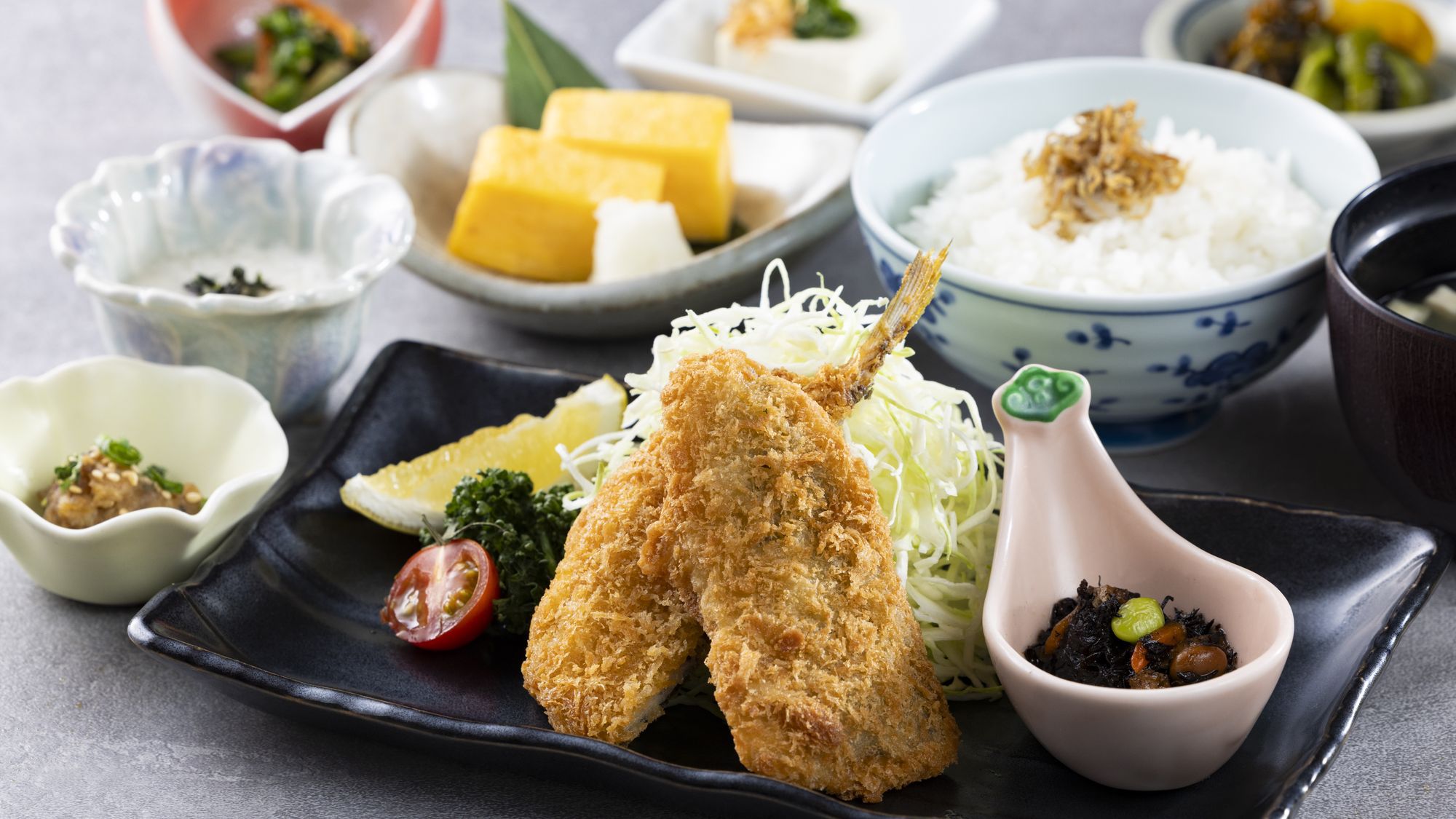 【期間限定／朝食付】松浦グルメ 「アジフライ」を堪能！ 松浦港 朝の和御膳朝食プラン