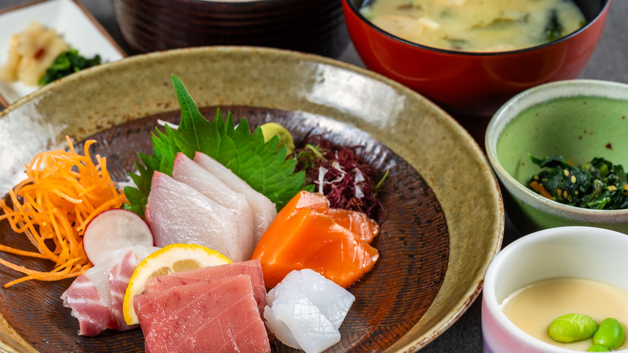 【ディナーメニュー】本日の刺身定食