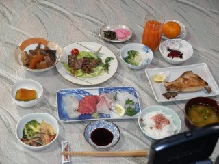 せせらぎオリジナル夕食メニュー