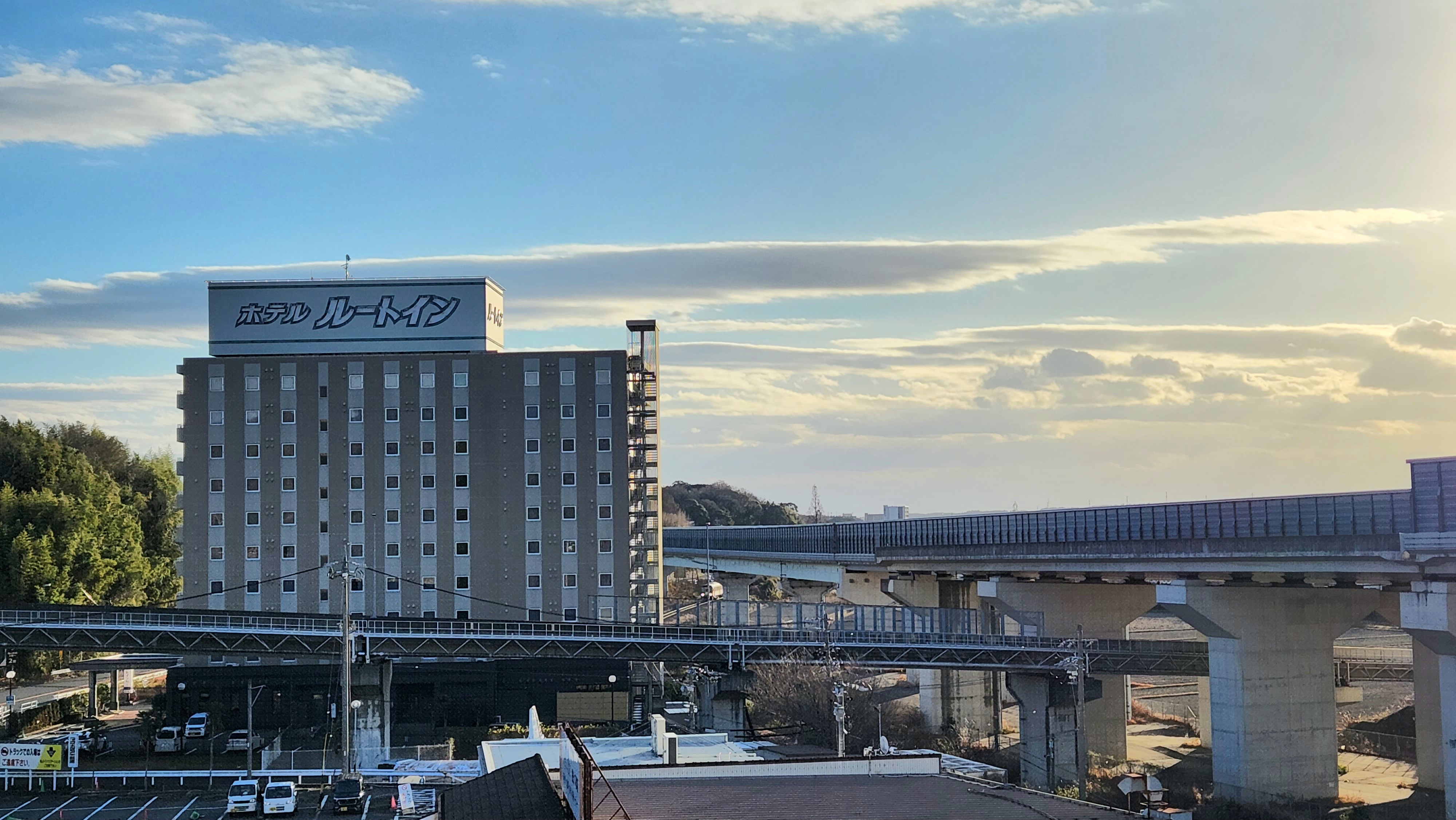 ホテルから見える景色