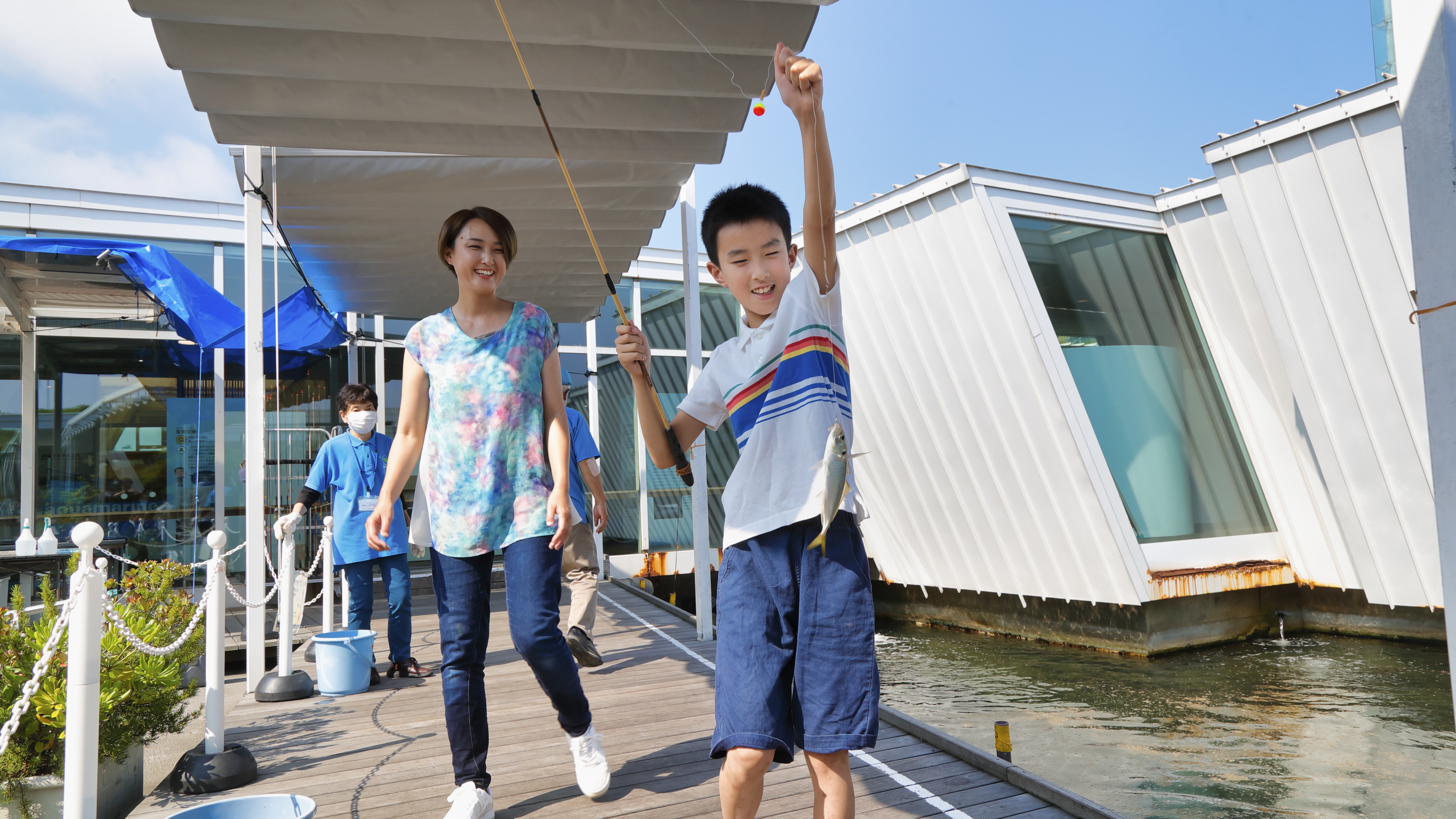 環境水族館　アクアマリンふくしま　　釣り体験