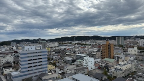 浴場からの眺め　朝ぶろは格別です