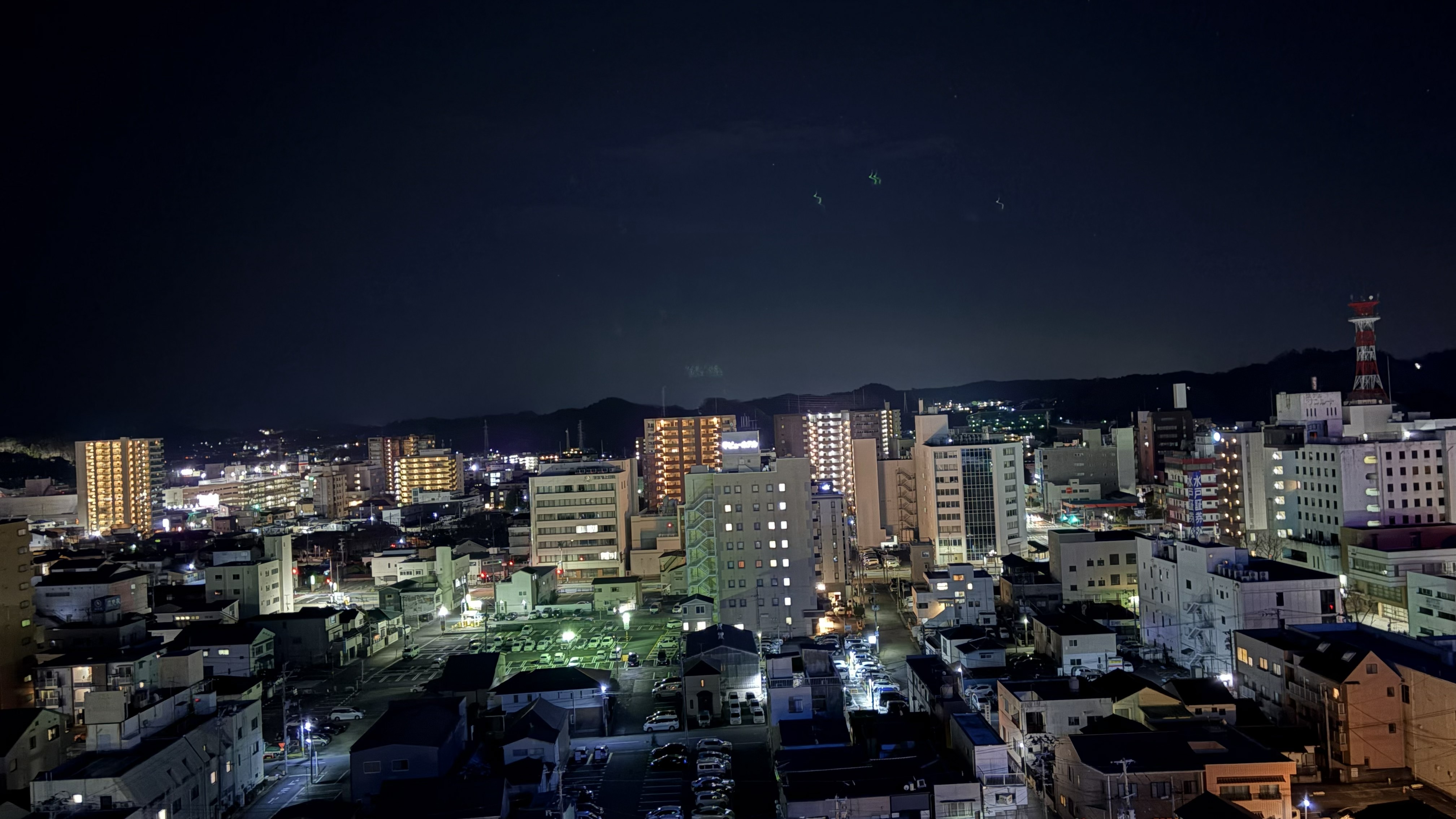 男性大浴場からの夜景☆
