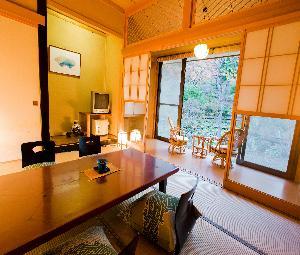 [Fuji] Kamar bergaya Jepang dengan 8 tikar tatami dan beranda yang luas, kamar tamu standar