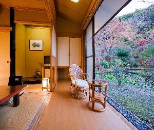 [Fuji] Kamar bergaya Jepang dengan 8 tikar tatami dan beranda yang luas, kamar tamu standar