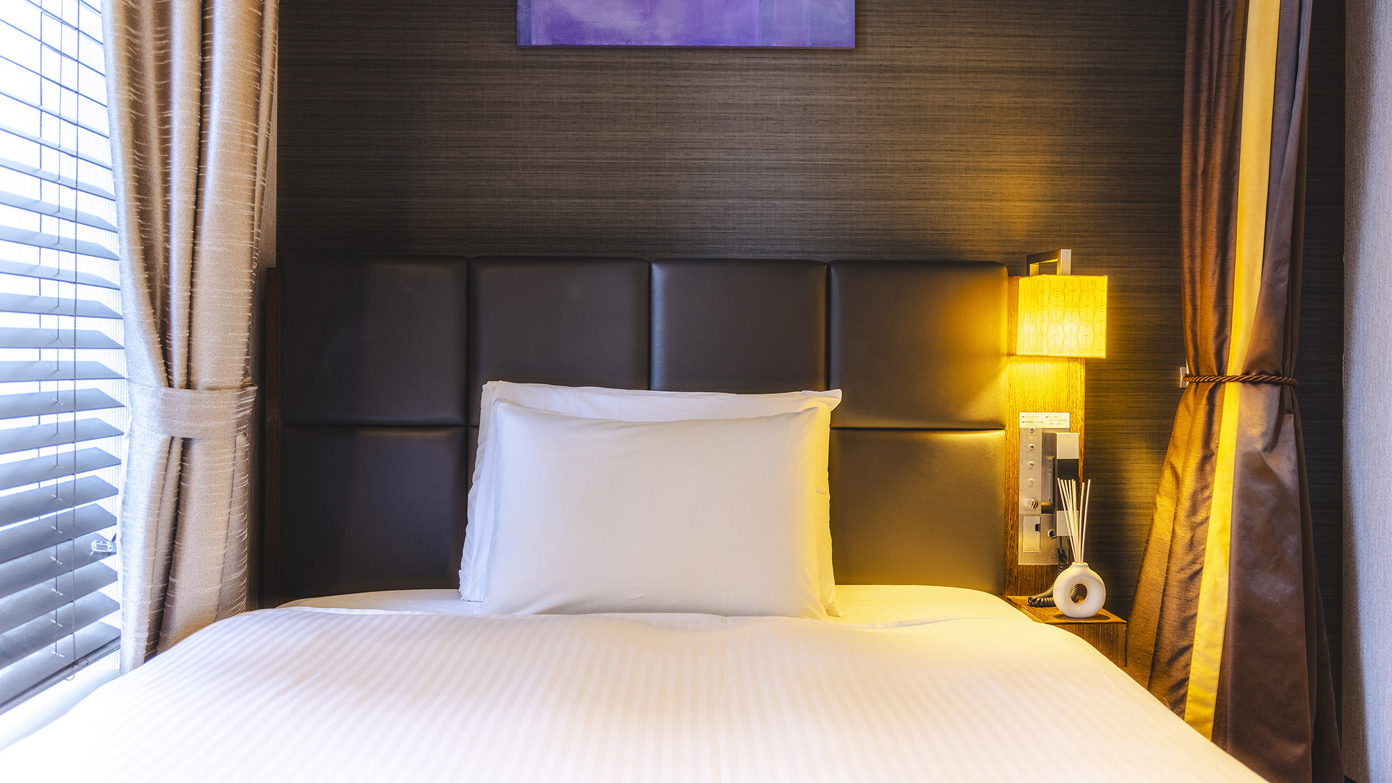 プレミアシングルルーム 15平米 ベッド幅140㎝