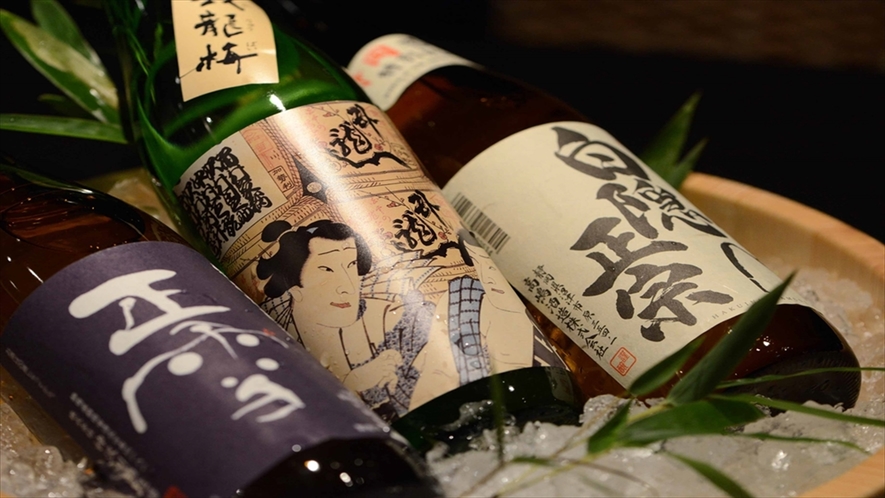 【日本酒】静岡の地酒を中心に取り揃えております。