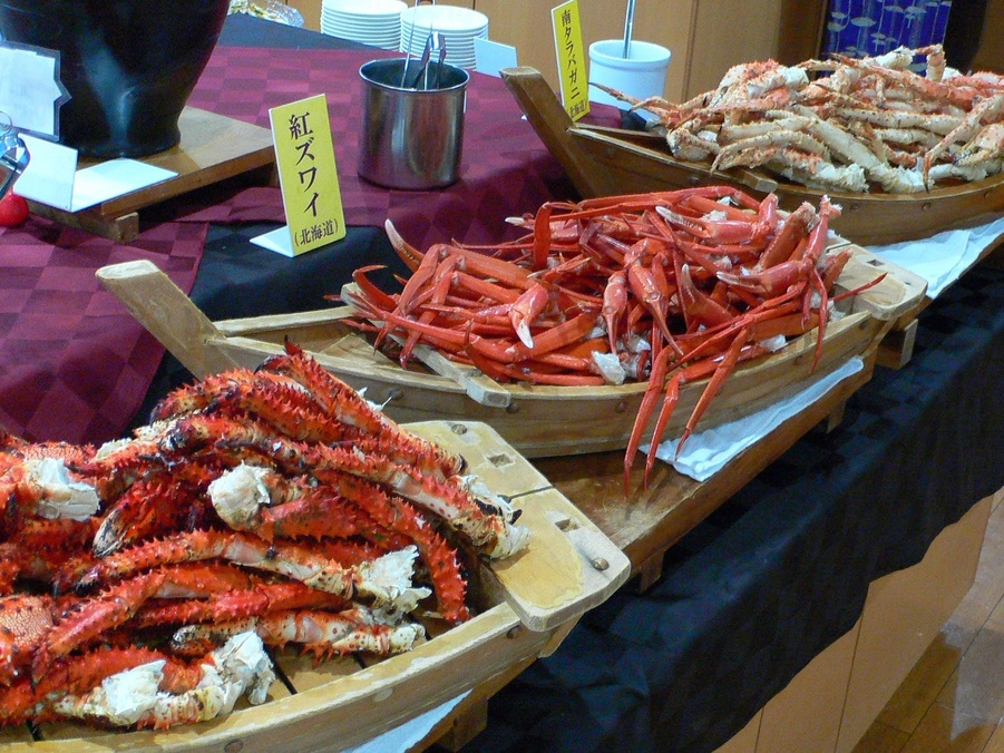 期間限定　月替わり５大蟹食べ放題　北海道祭り　バイキング