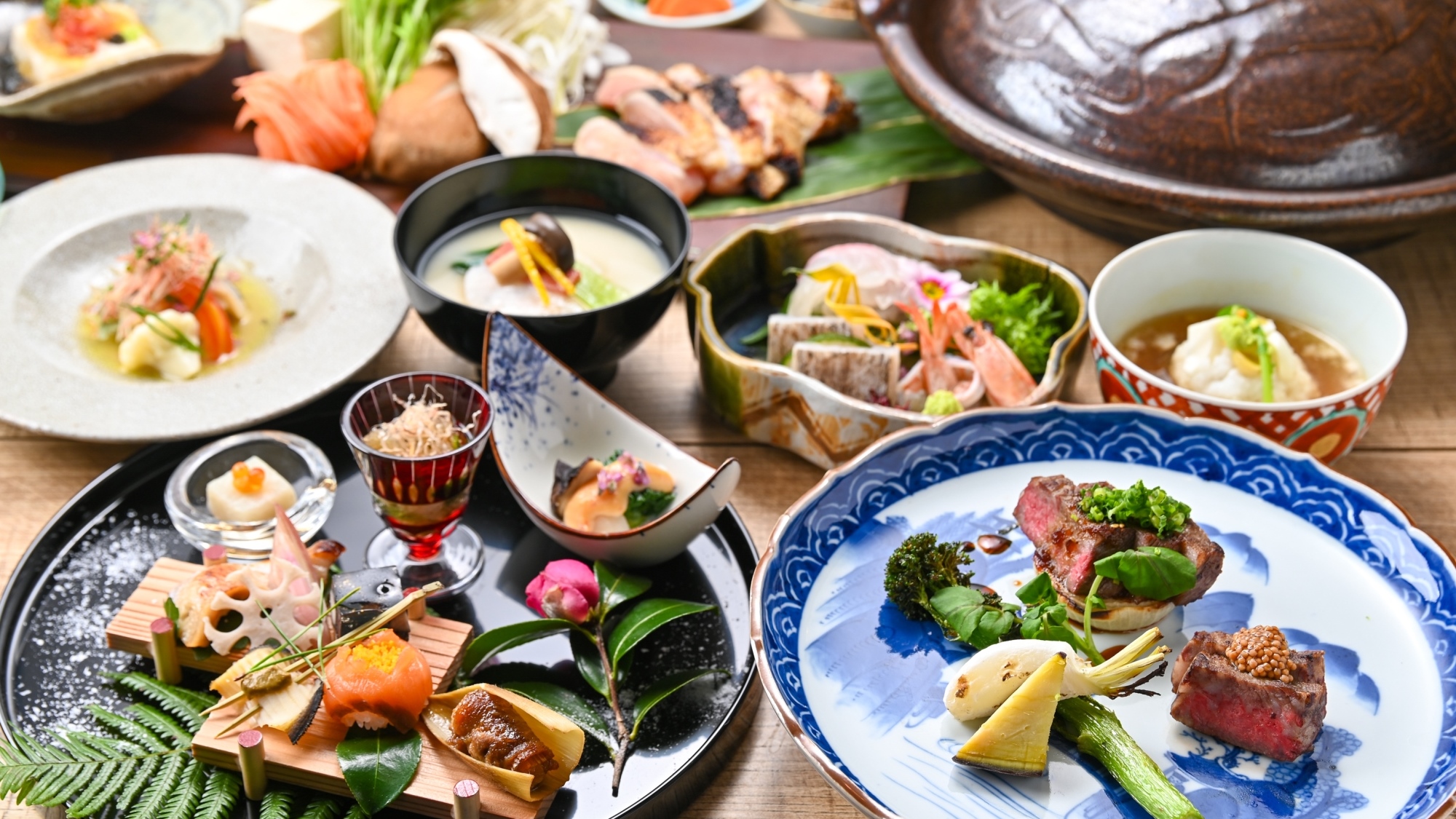 ■夕食イメージ■素材一つひとつの美味しさを追求した「和懐石」