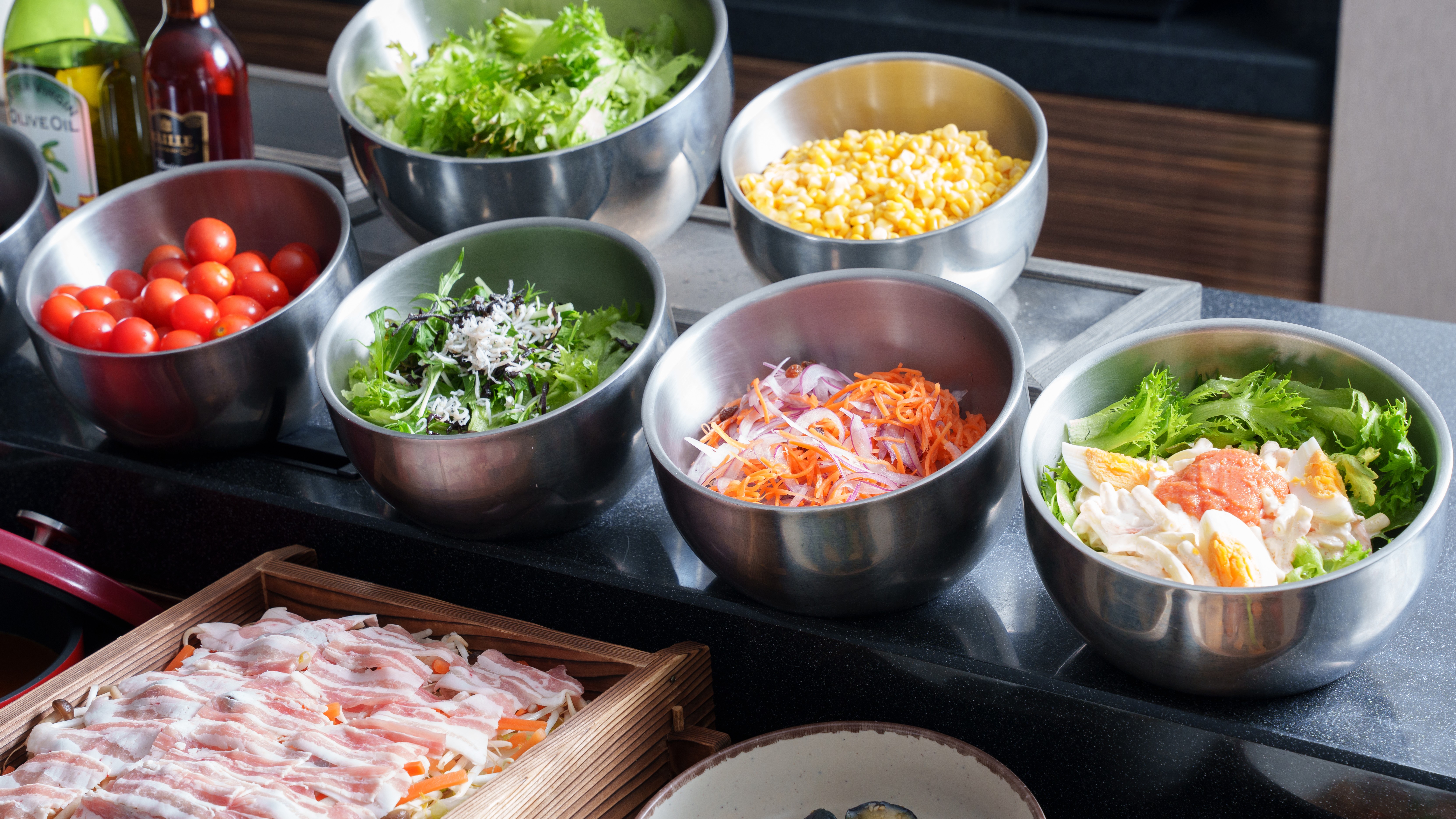 朝食ビュッフェ