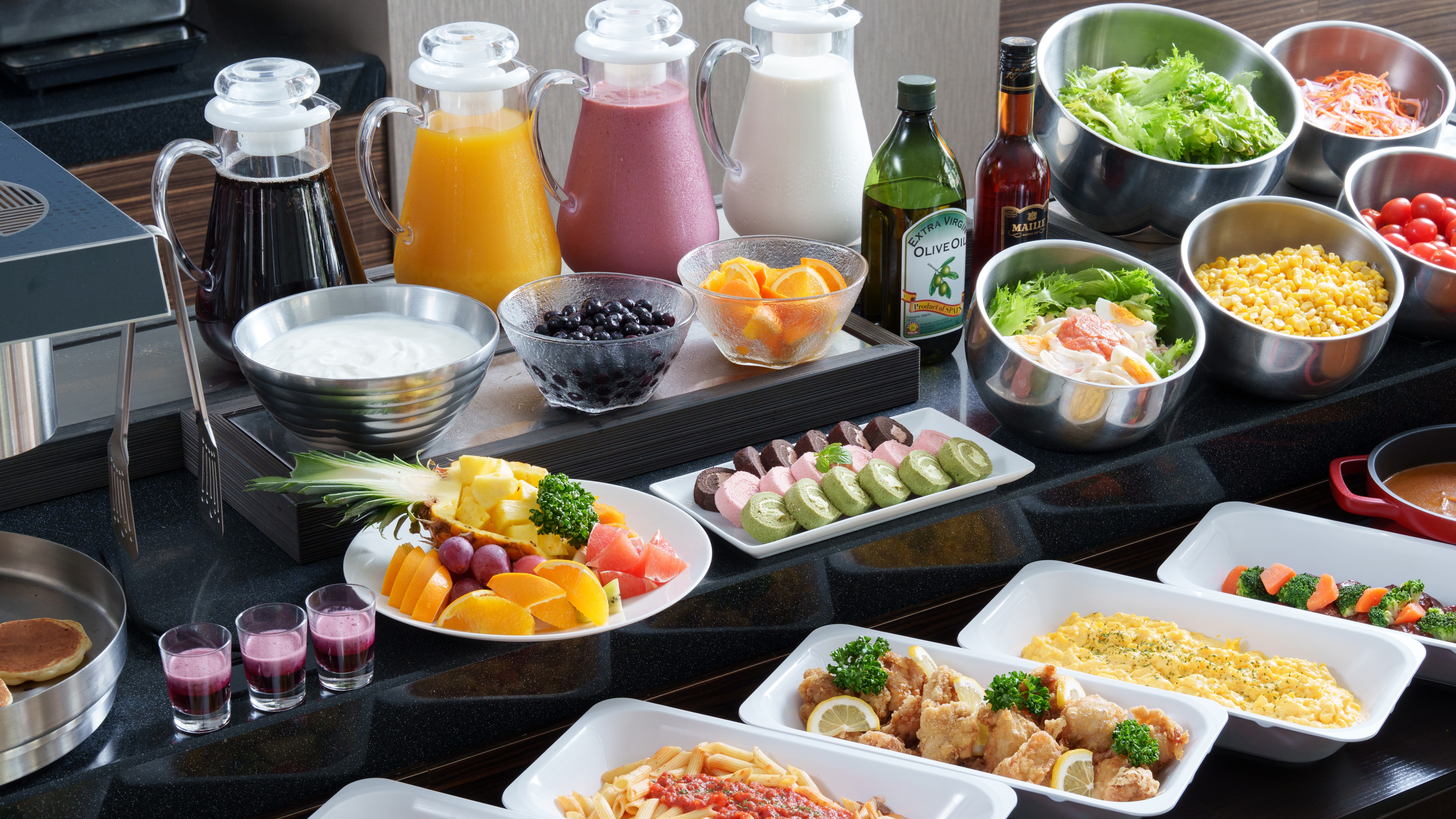 朝食ビュッフェ