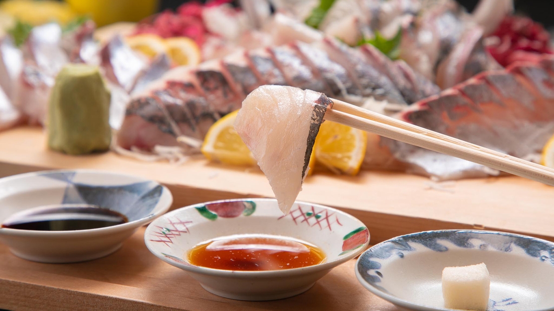 【5％OFF】【楽天スーパーSALE】高級魚関アジ・関サバ姿造り×Ａ5豊後牛ステーキ×温泉地獄蒸し