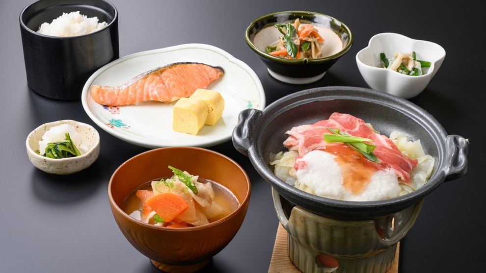 【15％OFF】【楽天スーパーSALE】日替わり陶板で楽しむ和膳朝食付◆桑名駅東口より徒歩1分◆◆