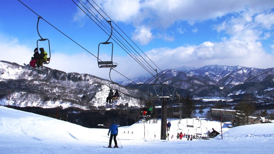 【周辺】日本屈指のスキー場と評される、白馬八方スキー場。様々なコースをお楽しみください。