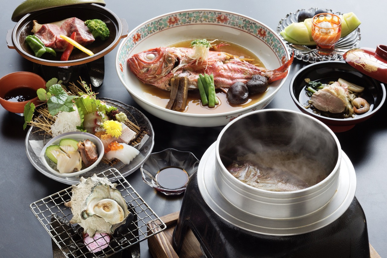 （食事一例）銚子名物・金目鯛煮付けが主役の夕食会席