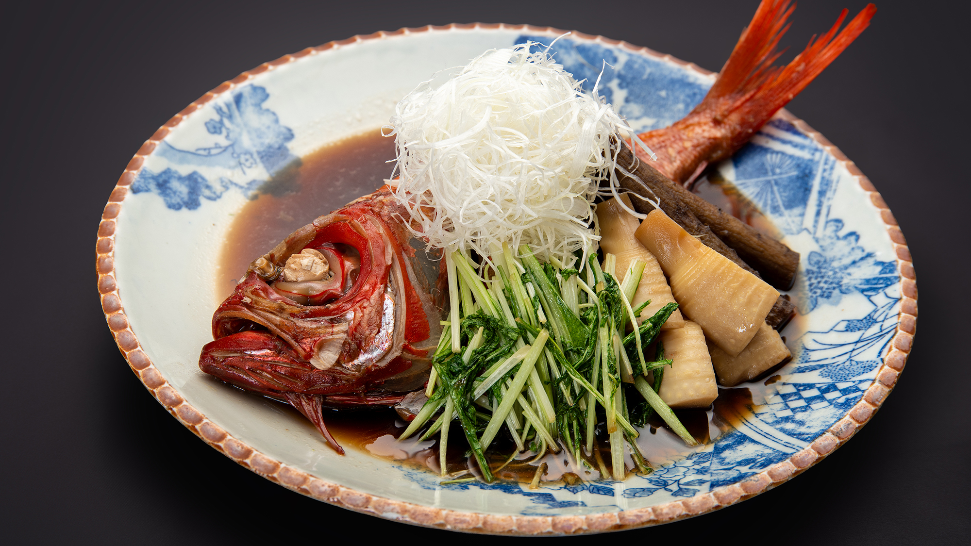 【夕食一例】金目鯛の煮付け