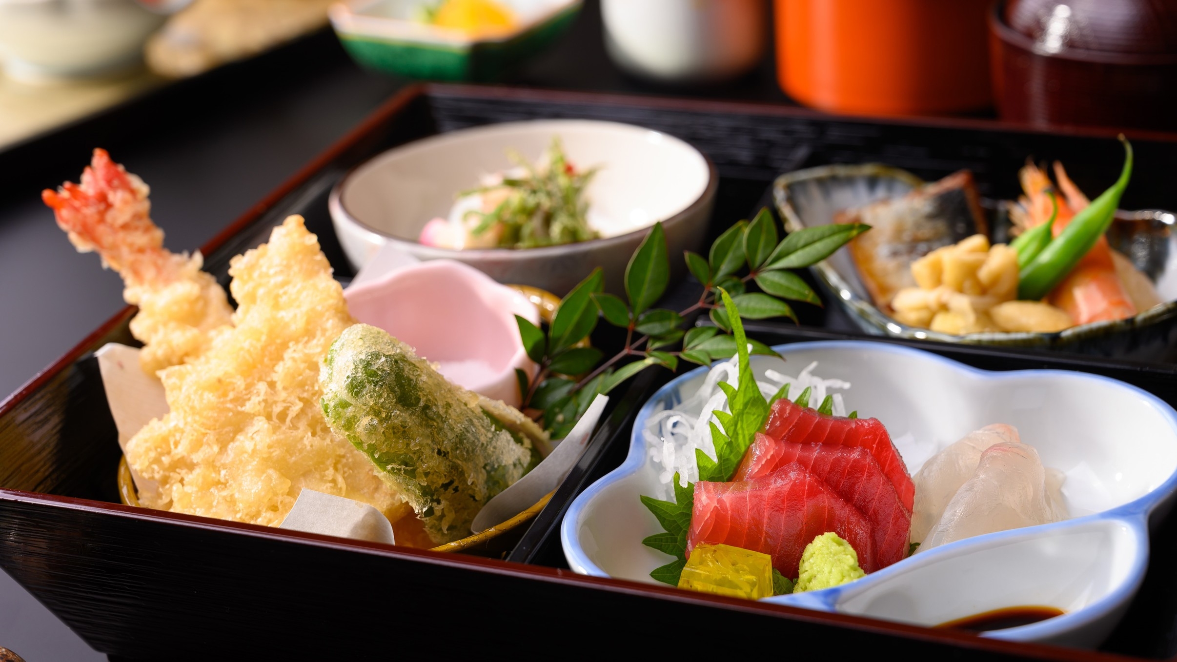 【スタンダード◆2食付】松花堂御膳◆四日市みやびで美味しい夕食を◆日替わりおかずの和朝食付◆◆