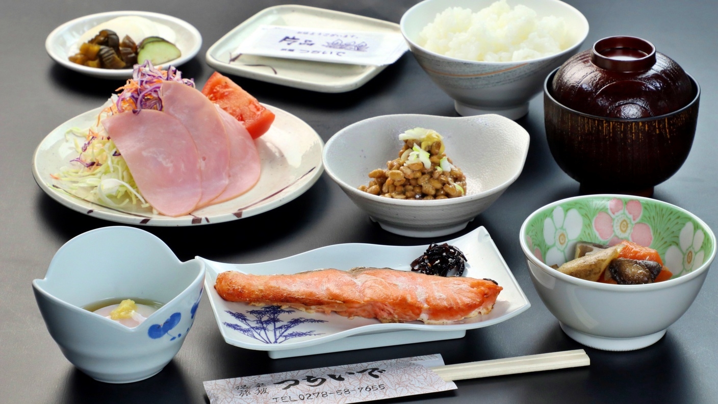 【朝食付き】天然温泉とシンプルな健康和朝食でお目覚めスッキリ☆元気いっぱい！