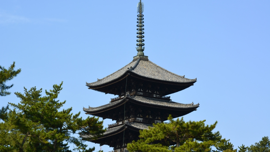 ・【周辺】興福寺五重塔は当施設から徒歩約3分。すぐ目の前にございます