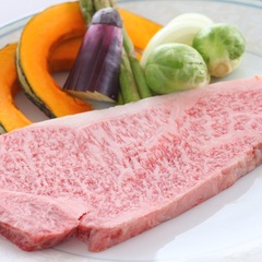 たっぷりのボリュームで・・信州牛ステーキ