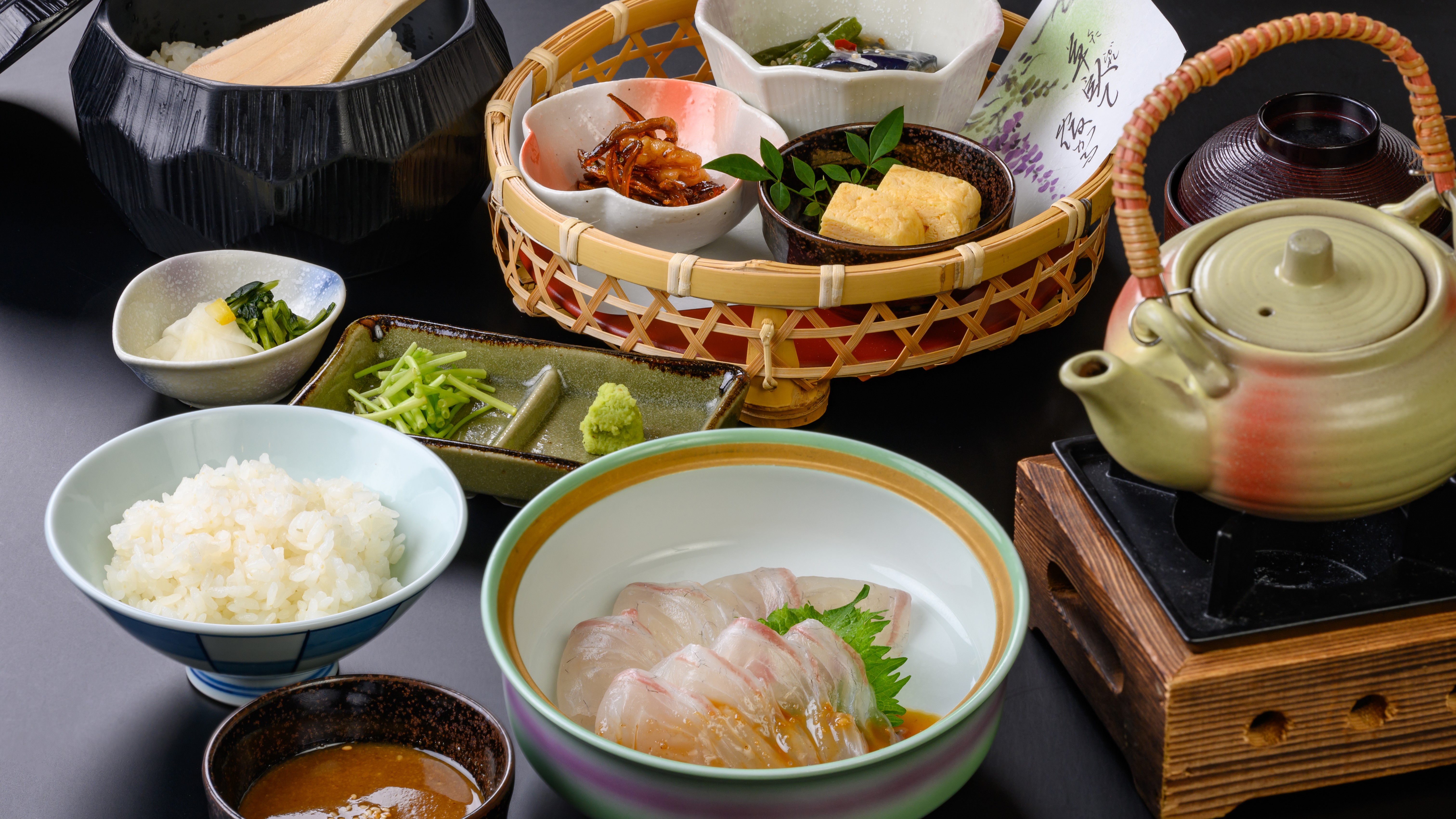 【朝食】選べる茶漬け　鯛茶漬け