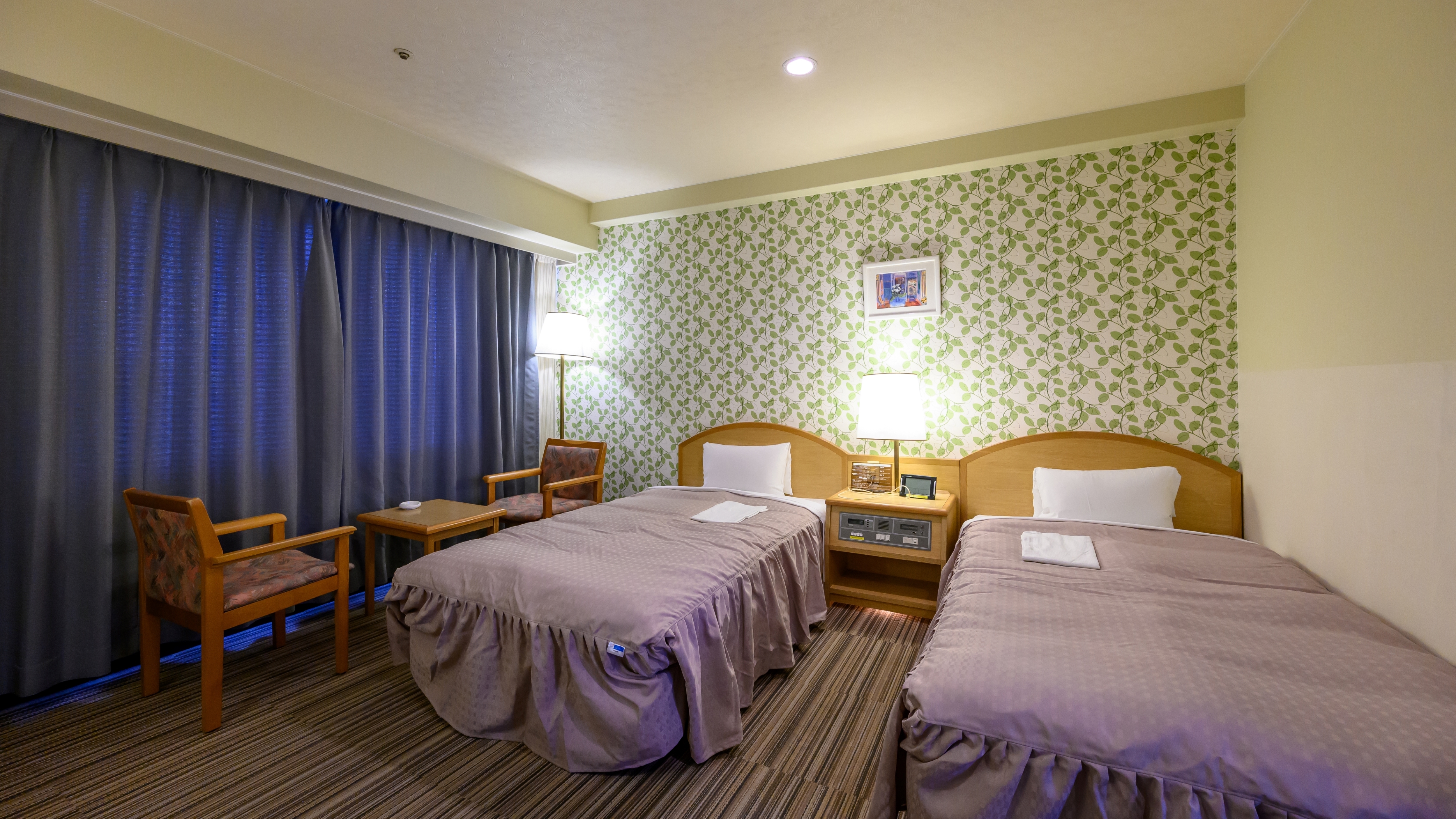 【ツインスタンダード】23㎡・ベッド幅110cm