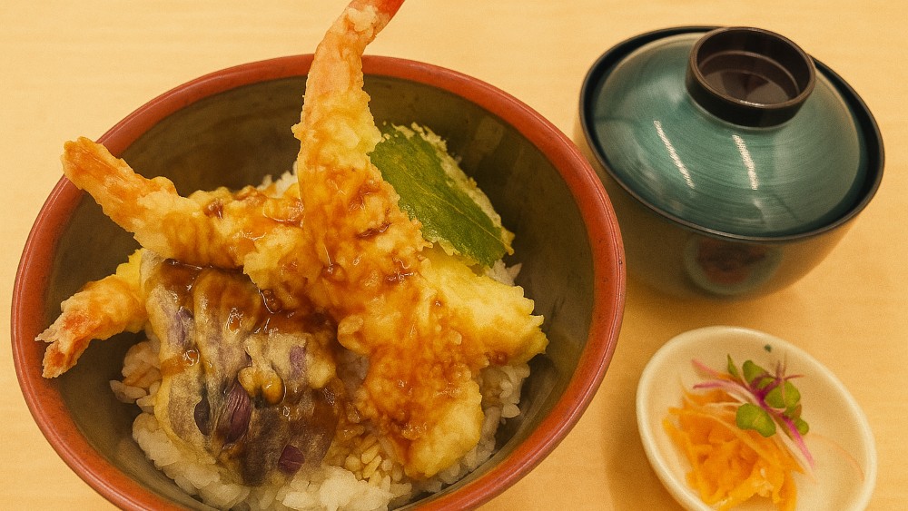 無料夕食付プラン（日替わり：天丼）