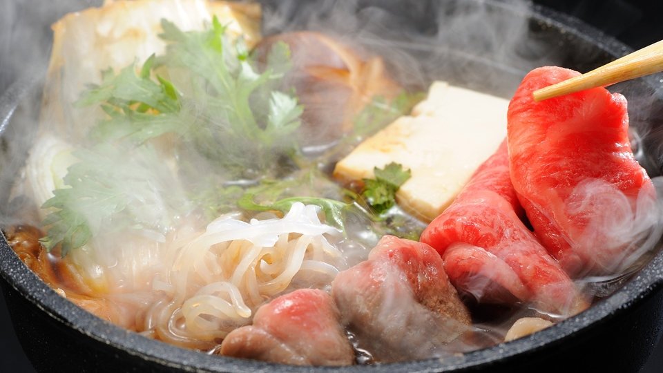 部屋数限定・平日限定特別プラン【雪降り和牛すき焼きプラン】