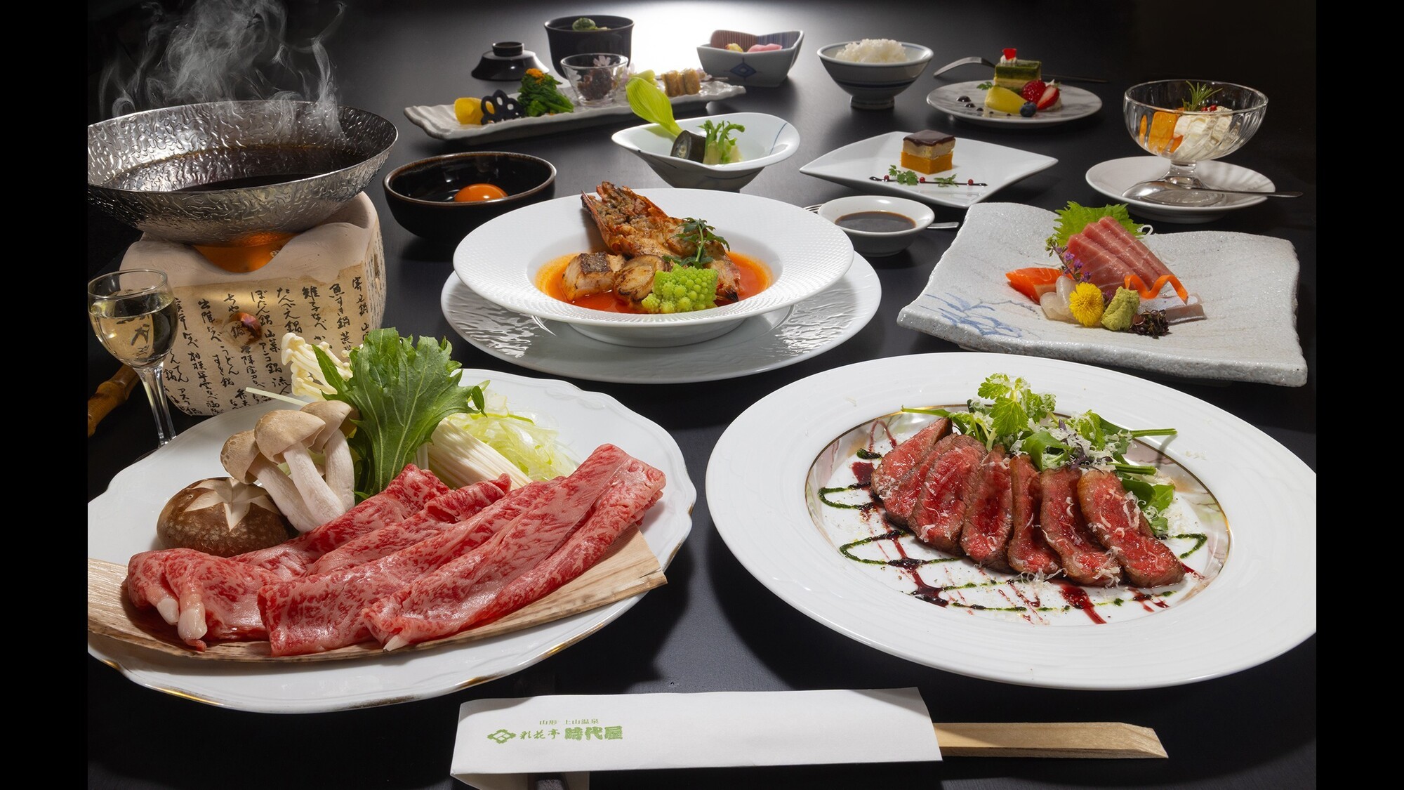 雅―みやびプラン山形牛すき焼きコース